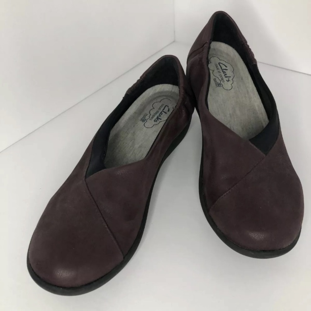 CLARKS Cloud Steppers Comfort Slip Ons Size 7.5